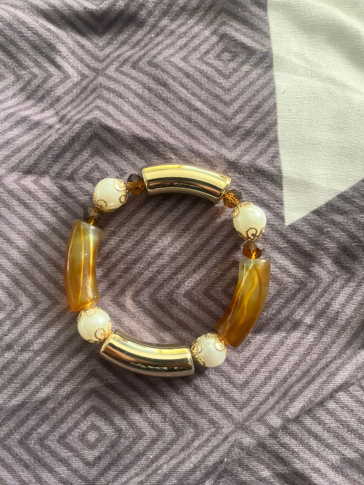Golden Arc Bracelet