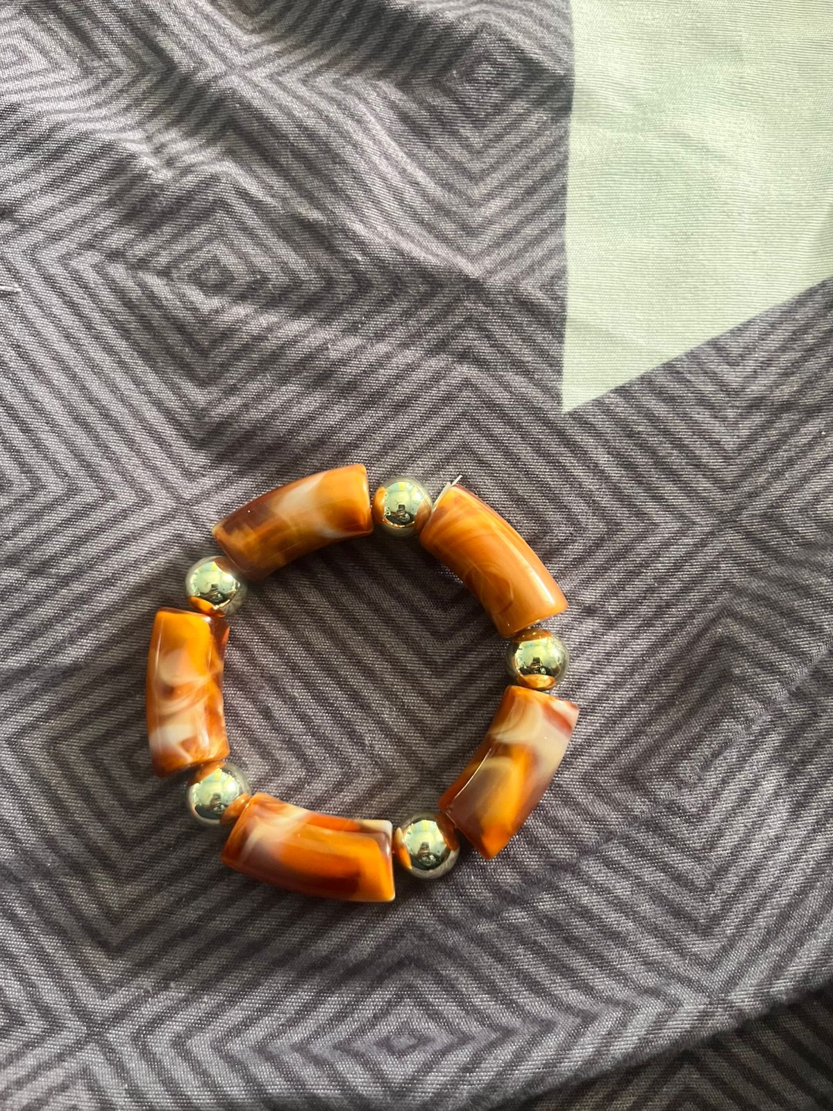Marble Tube Bracelet