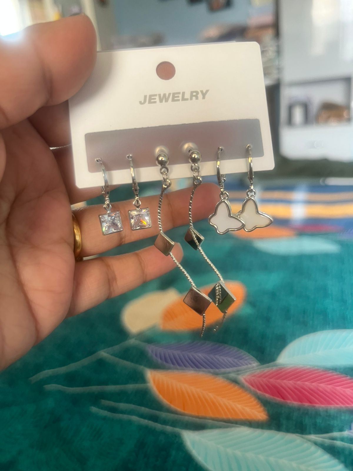 Statement Earring Combo – 3 Pairs