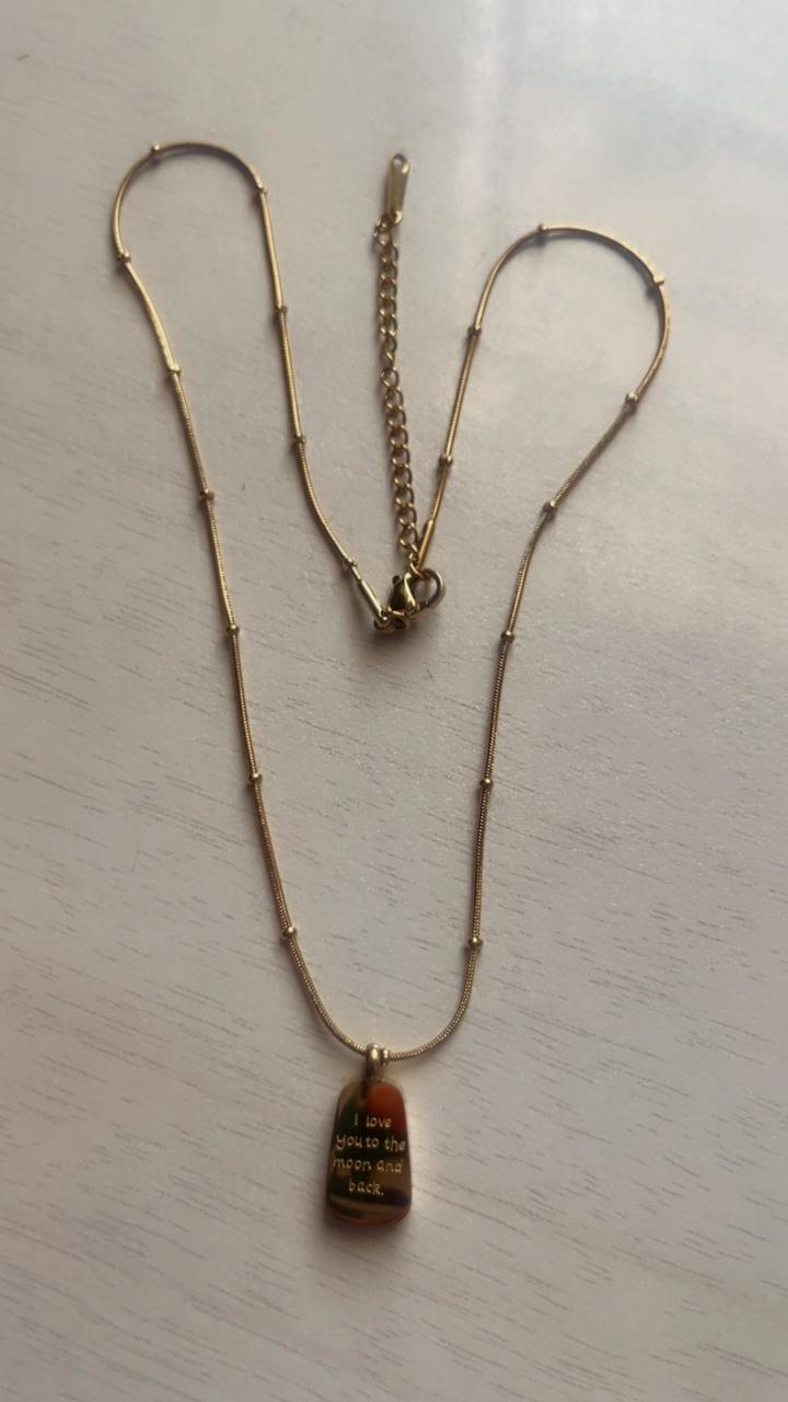 Moon & Back Necklace