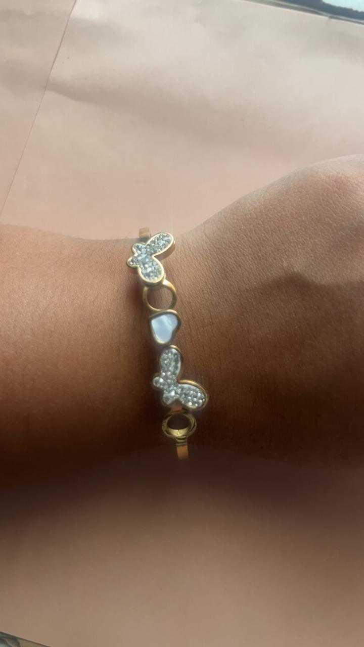 Flutter Heart Anti-Tarnish Bracelet