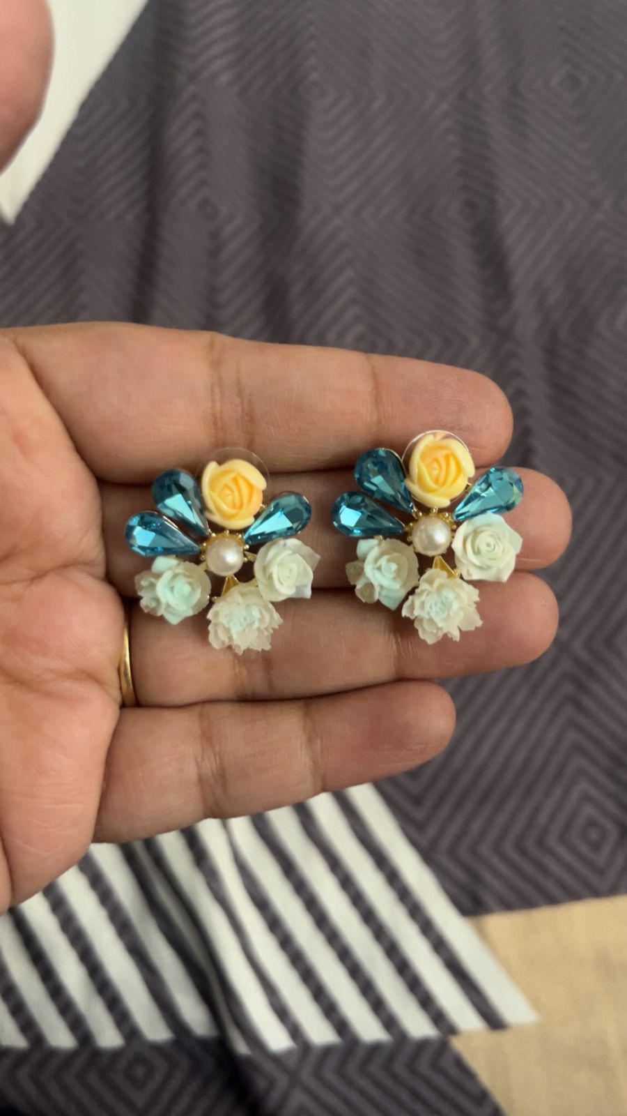 Rosalie Floral Studs