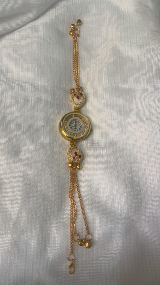 Kashmiri Pear Meenakari Bracelet Watch
