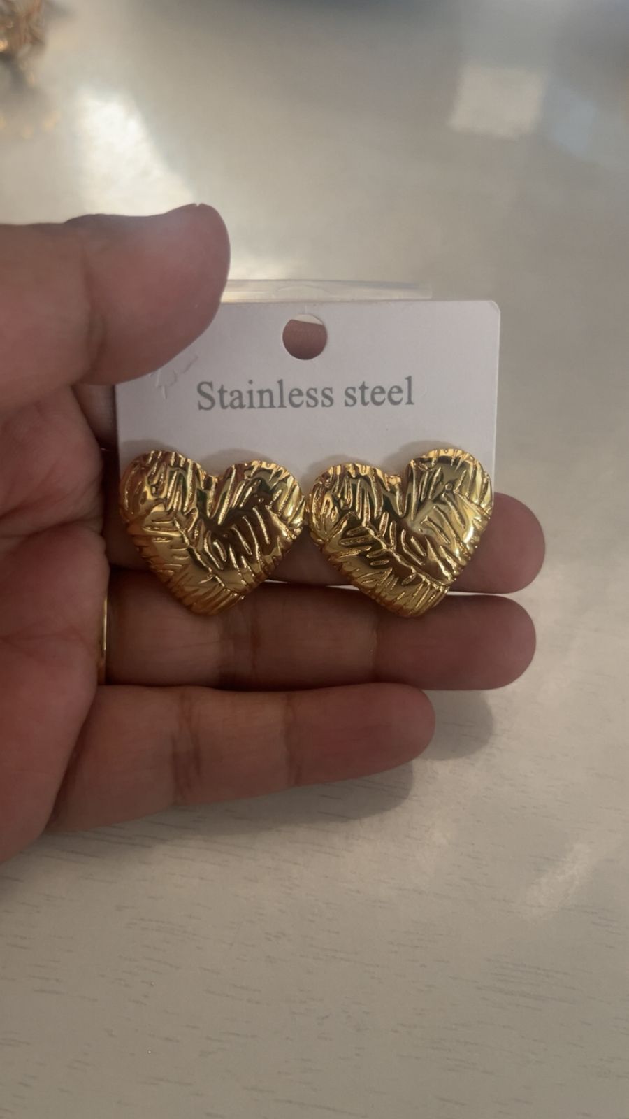 Amora Heart Studs